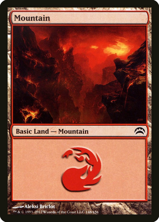 Mountain (148) [Planechase 2012] Magic: The Gathering