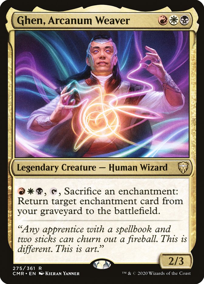 Ghen, Arcanum Weaver [Commander Legends] Magic: The Gathering