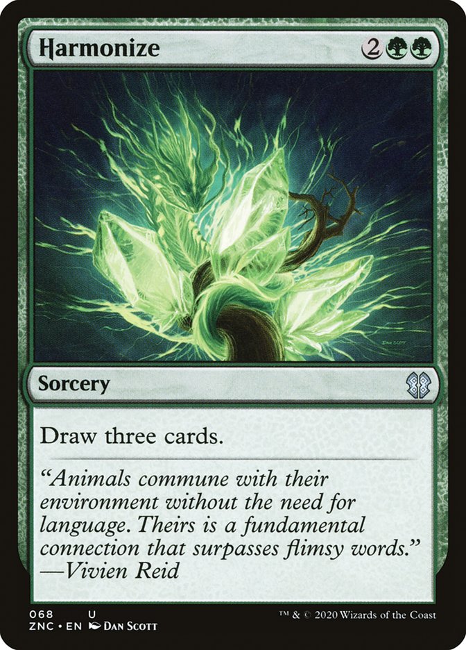 Harmonize [Zendikar Rising Commander] Magic: The Gathering