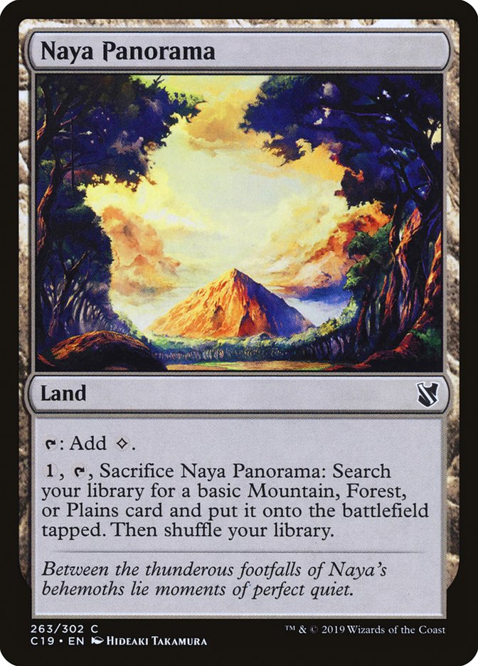 Naya Panorama [Commander 2019] Magic: The Gathering