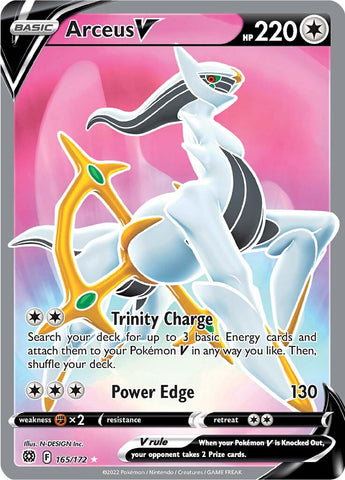 Arceus V (165/172) [Sword & Shield: Brilliant Stars] Pokémon