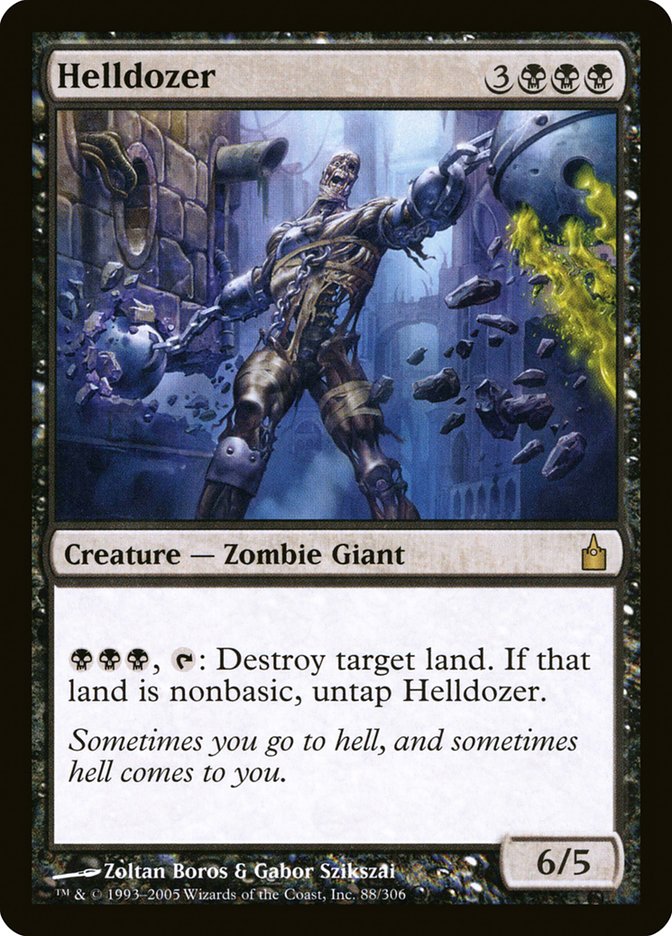 Helldozer [Ravnica: City of Guilds] Magic: The Gathering