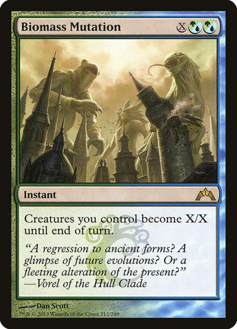 Biomass Mutation [Gatecrash] Magic: The Gathering