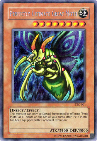 Perfectly Ultimate Great Moth (The Sacred Cards) [TSC-001] Secret Rare Yu-Gi-Oh!