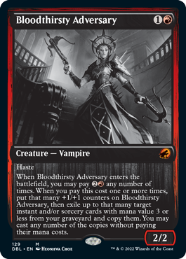 Bloodthirsty Adversary [Innistrad: Double Feature] Magic: The Gathering