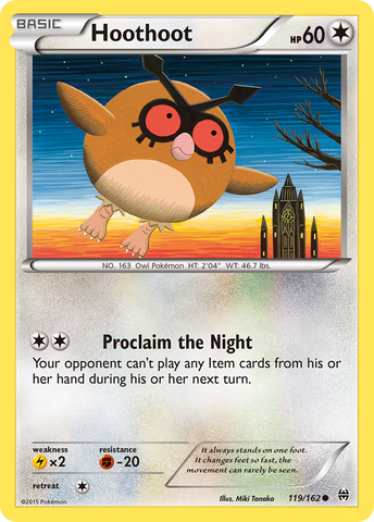 Hoothoot (119/162) [XY: BREAKthrough] Pokémon