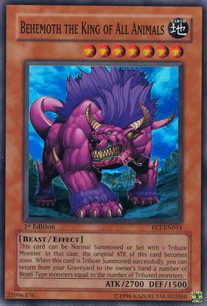 Behemoth the King of All Animals [FET-EN014] Super Rare Yu-Gi-Oh!
