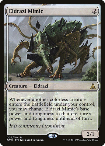 Eldrazi Mimic [Oath of the Gatewatch] Magic: The Gathering