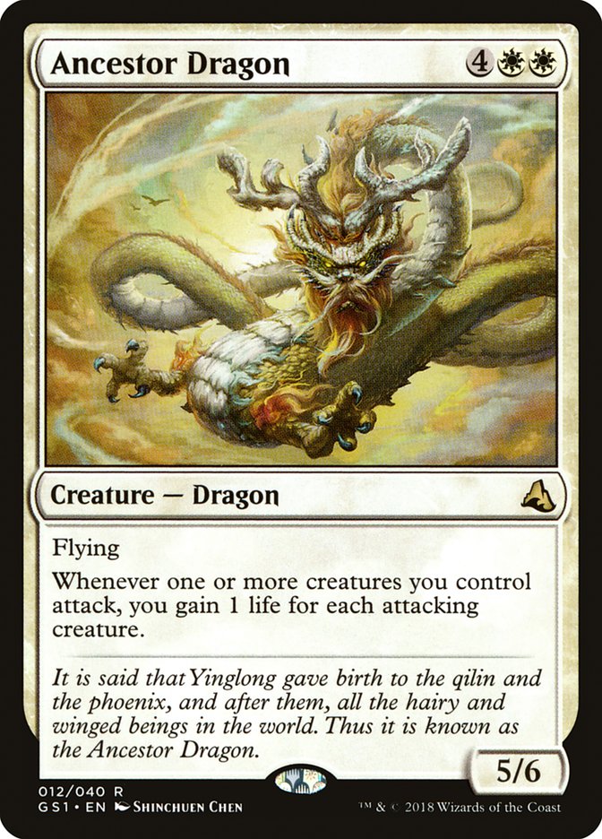 Ancestor Dragon [Global Series Jiang Yanggu & Mu Yanling] Magic: The Gathering