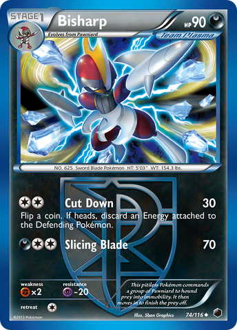 Bisharp (74/116) [Black & White: Plasma Freeze] Pokémon