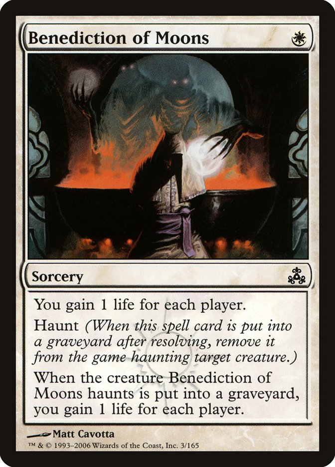 Benediction of Moons [Guildpact] Magic: The Gathering