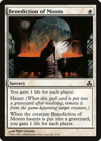 Benediction of Moons [Guildpact] Magic: The Gathering