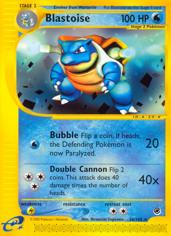 Blastoise (36/165) [Expedition: Base Set] Pokémon