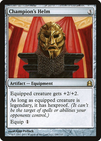 Champion's Helm [Commander 2011] Magic: The Gathering