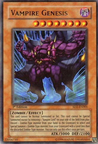 Vampire Genesis [SD2-EN001] Ultra Rare Yu-Gi-Oh!