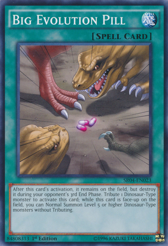 Big Evolution Pill [SR04-EN023] Common Yu-Gi-Oh!