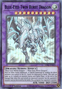 Blue-Eyes Twin Burst Dragon (Blue) [LDS2-EN019] Ultra Rare Yu-Gi-Oh!