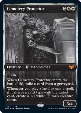 Cemetery Protector [Innistrad: Double Feature] Magic: The Gathering