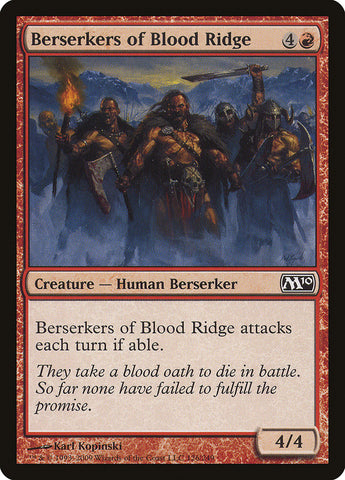 Berserkers of Blood Ridge [Magic 2010] Magic: The Gathering