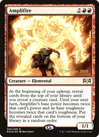 Amplifire [Ravnica Allegiance Prerelease Promos] Magic: The Gathering