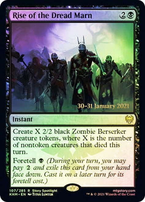 Rise of the Dread Marn [Kaldheim Prerelease Promos] Magic: The Gathering