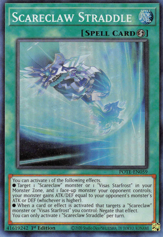 Scareclaw Straddle [POTE-EN059] Super Rare Yu-Gi-Oh!