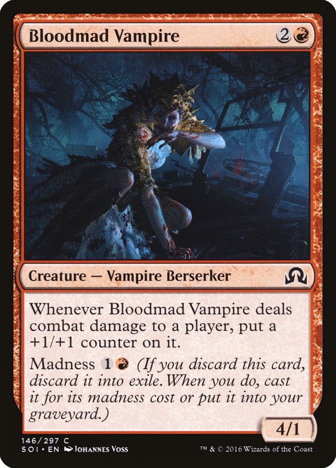 Bloodmad Vampire [Shadows over Innistrad] Magic: The Gathering