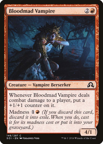 Bloodmad Vampire [Shadows over Innistrad] Magic: The Gathering