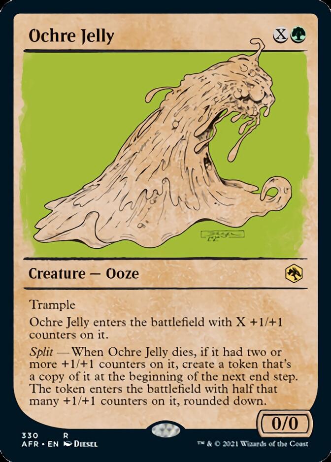 Ochre Jelly (Showcase) [Dungeons & Dragons: Adventures in the Forgotten Realms] Magic: The Gathering