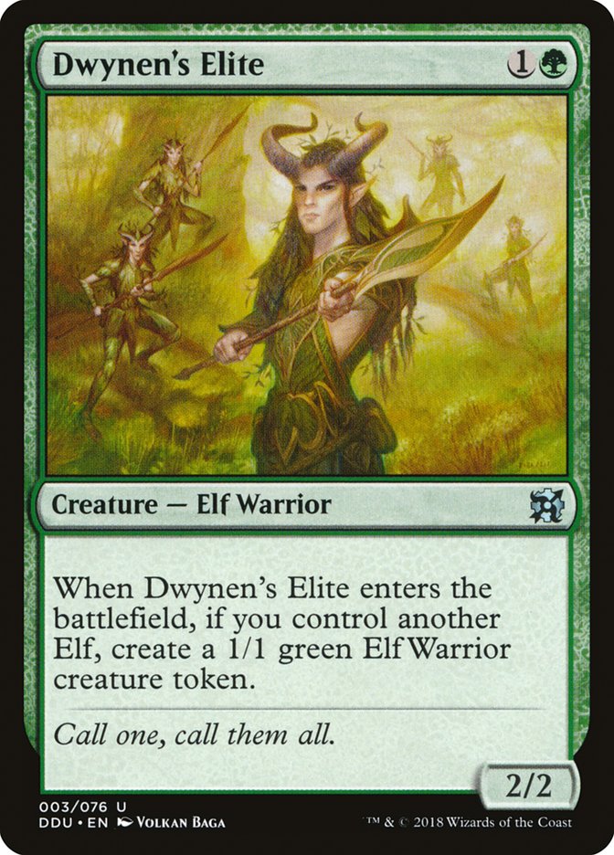 Dwynen's Elite [Duel Decks: Elves vs. Inventors] Magic: The Gathering