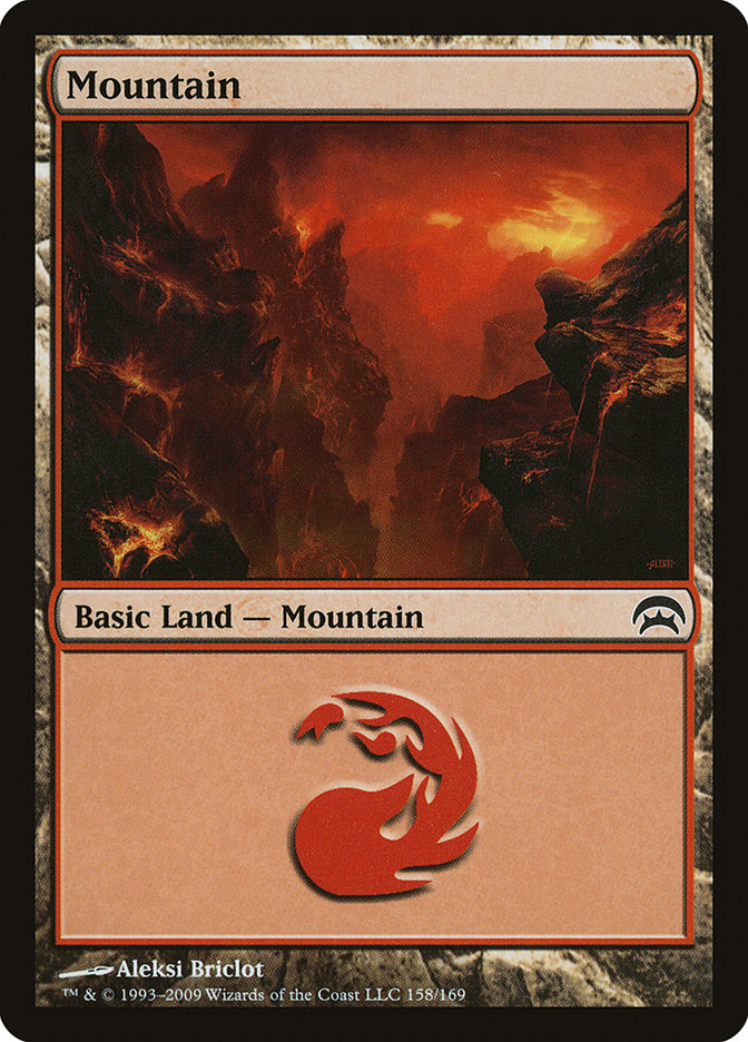 Mountain (158) [Planechase] Magic: The Gathering