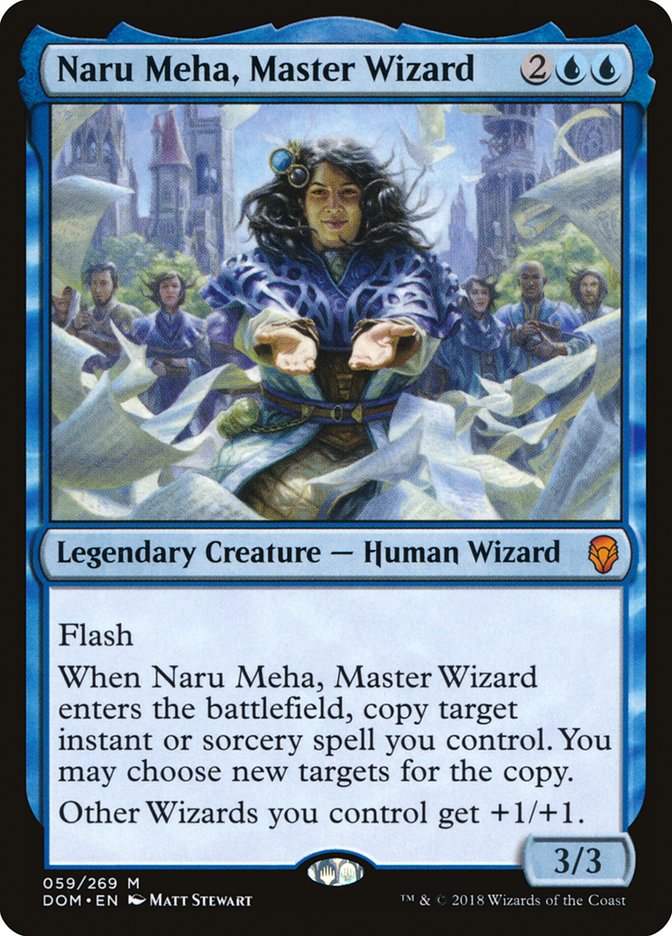 Naru Meha, Master Wizard [Dominaria] Magic: The Gathering