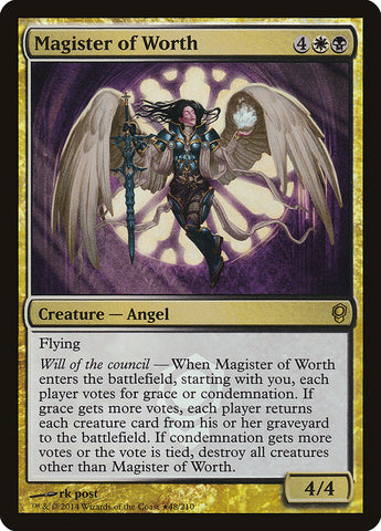 Magister of Worth (Launch) [Conspiracy Promos] Magic: The Gathering