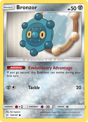 Bronzor (100/181) [Sun & Moon: Team Up] Pokémon