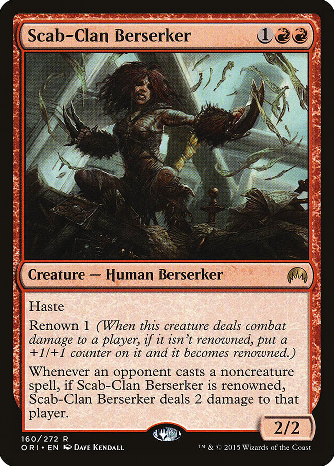 Scab-Clan Berserker [Magic Origins] Magic: The Gathering