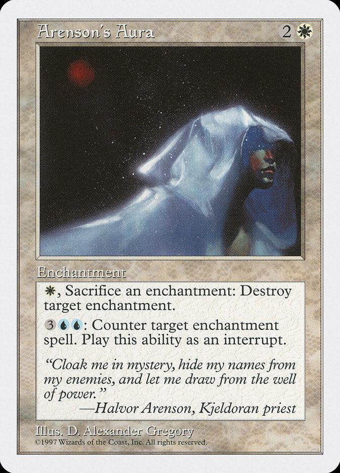 Arenson's Aura [Fifth Edition] Magic: The Gathering