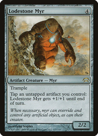 Lodestone Myr [Planechase] Magic: The Gathering