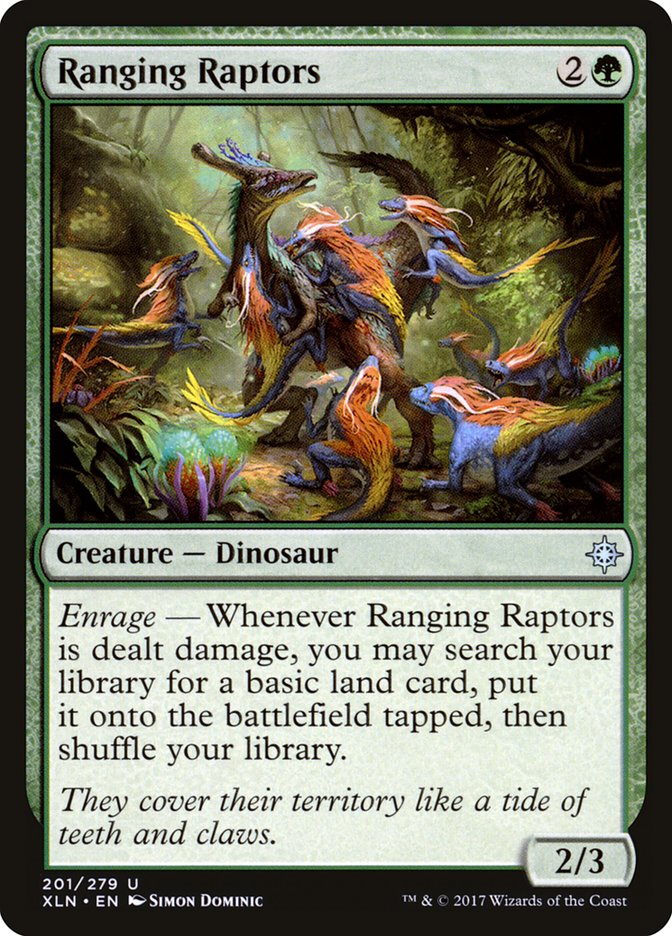 Ranging Raptors [Ixalan] Magic: The Gathering