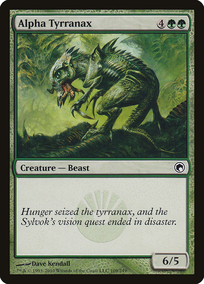 Alpha Tyrranax [Scars of Mirrodin] Magic: The Gathering