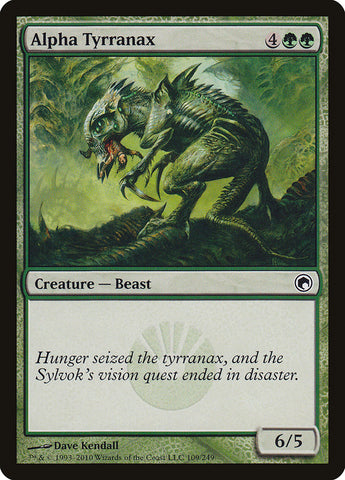 Alpha Tyrranax [Scars of Mirrodin] Magic: The Gathering