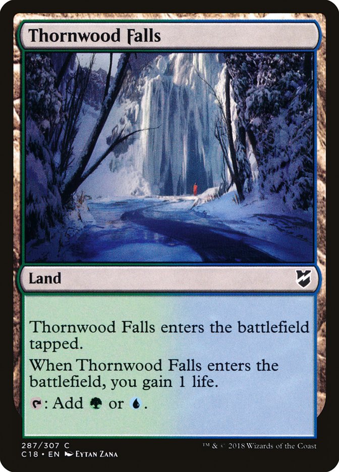Thornwood Falls [Commander 2018] Magic: The Gathering