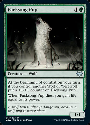 Packsong Pup [Innistrad: Crimson Vow] Magic: The Gathering