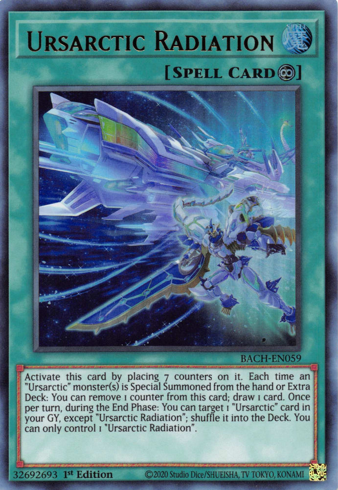 Ursarctic Radiation [BACH-EN059] Ultra Rare Yu-Gi-Oh!