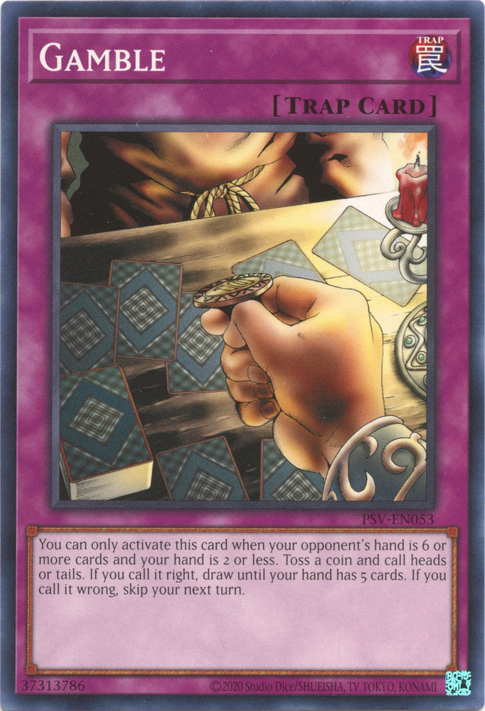Gamble (25th Anniversary) [PSV-EN053] Common Yu-Gi-Oh!