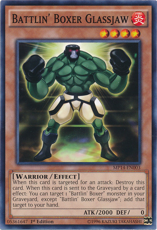Battlin' Boxer Glassjaw [MP14-EN003] Common Yu-Gi-Oh!