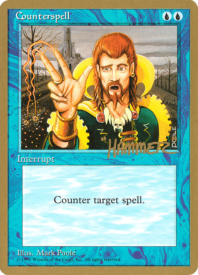 Counterspell (Shawn "Hammer" Regnier) [Pro Tour Collector Set] Magic: The Gathering