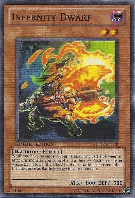 Infernity Dwarf [GLD3-EN028] Common Yu-Gi-Oh!