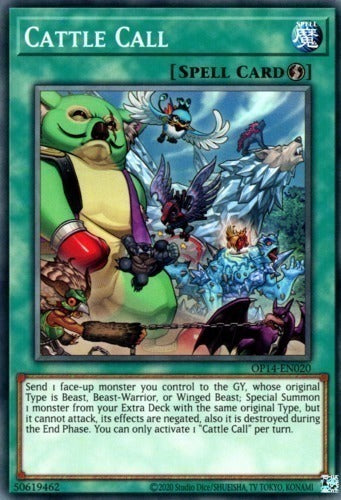 Cattle Call [OP14-EN020] Common Yu-Gi-Oh!