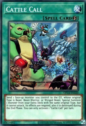 Cattle Call [OP14-EN020] Common Yu-Gi-Oh!