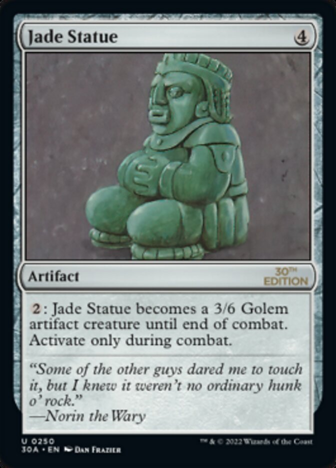 Jade Statue [30th Anniversary Edition] Magic: The Gathering